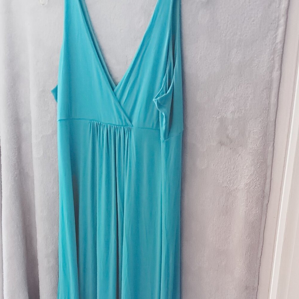 Comfy Aqua Flow! New York & Company Maxi